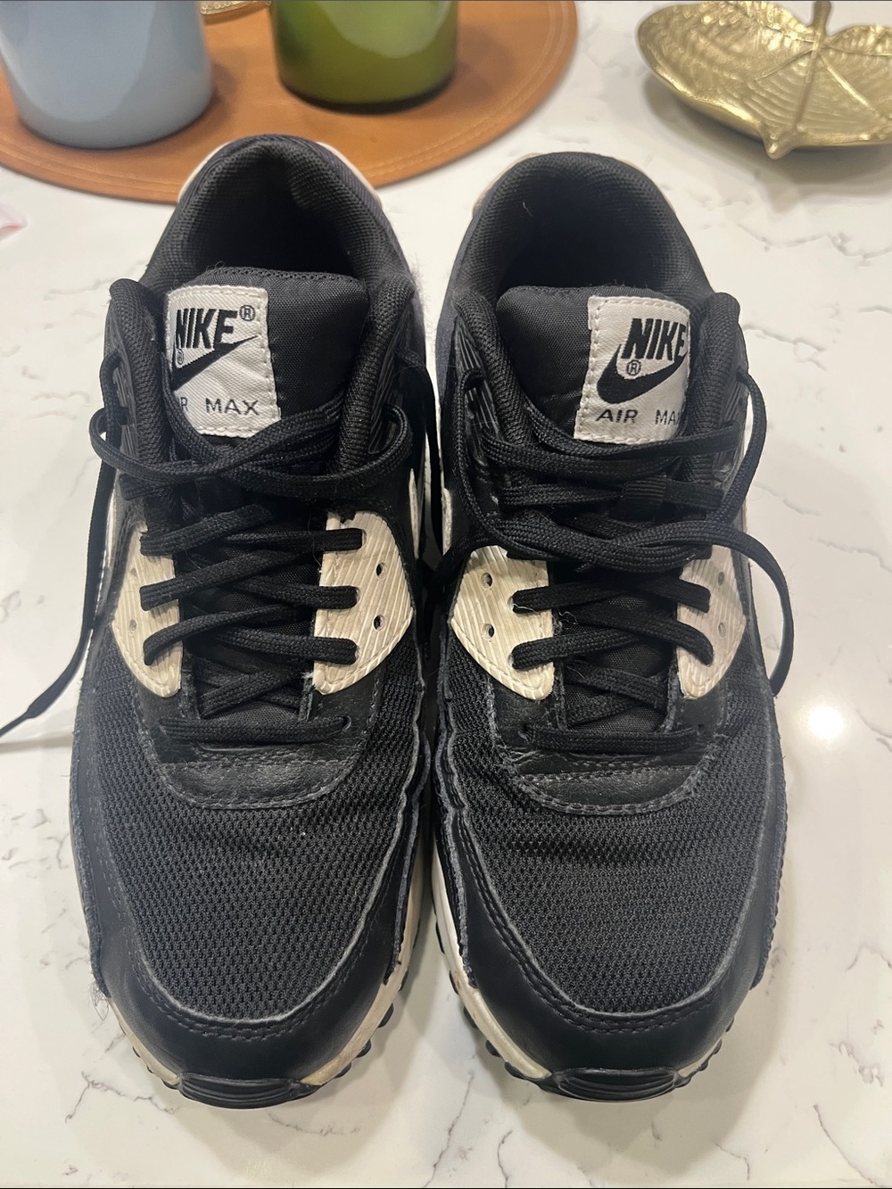 Nike Black and White Air Max Runner Sneakers - Picture 2 of 8